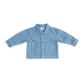 Grown Organic Canvas Utility Shirt Jacket Duck Egg
