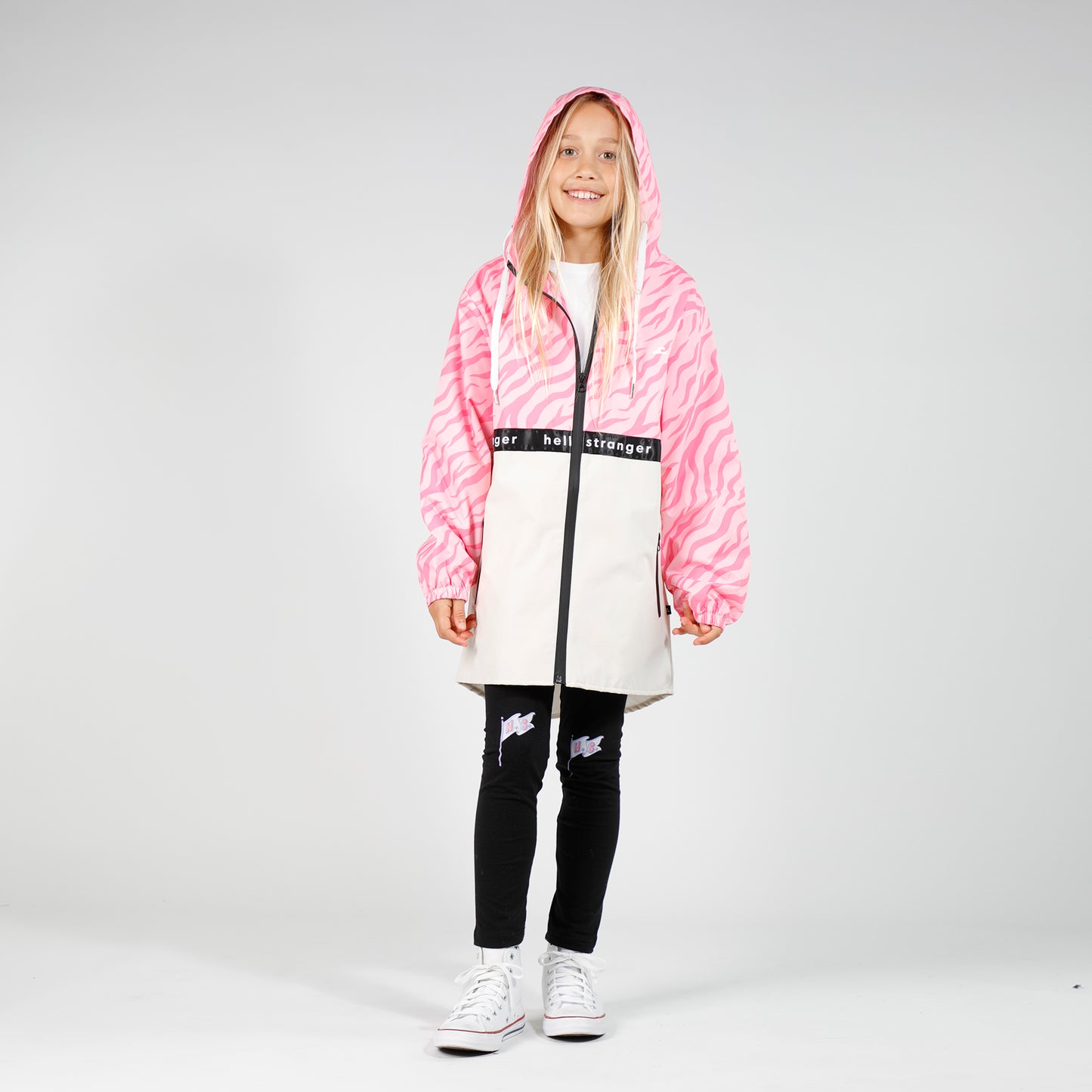 Hello Stranger Rainy Days Jacket Pink Cream