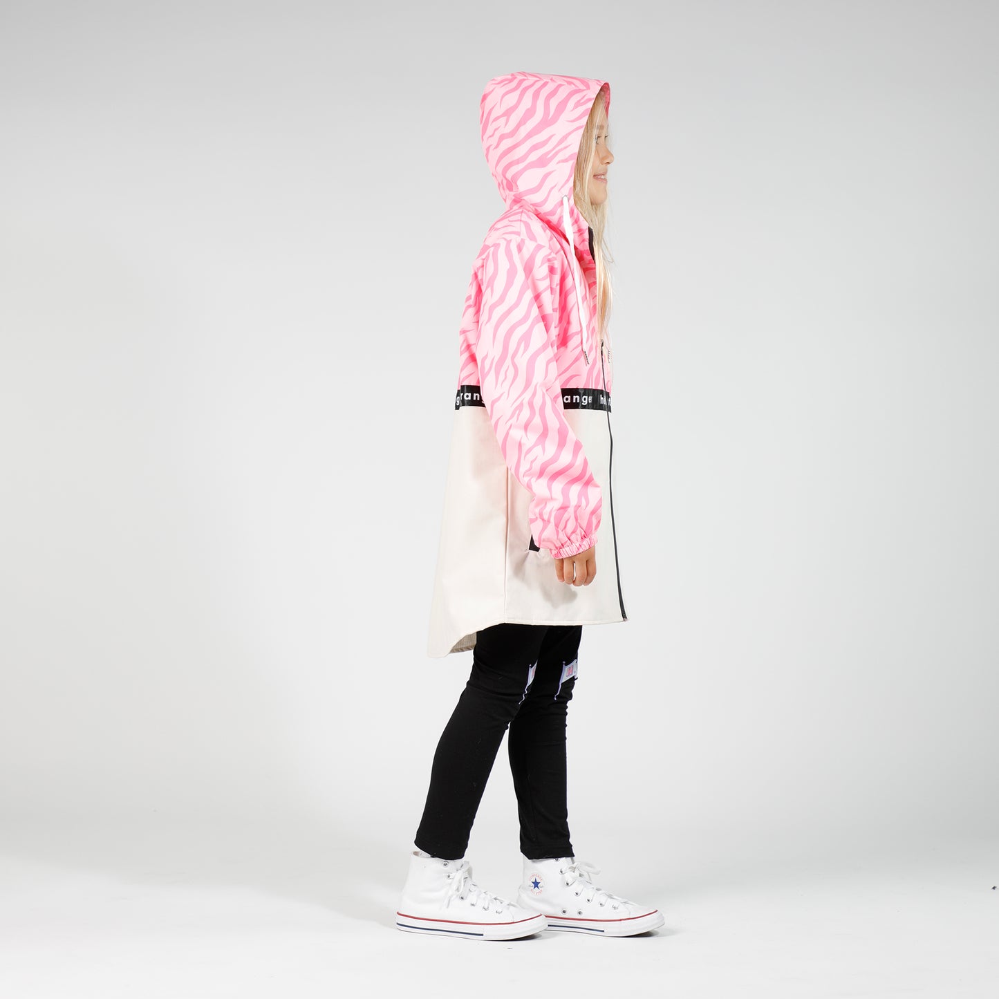 Hello Stranger Rainy Days Jacket Pink Cream