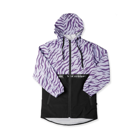 Hello Stranger Rainy Days Jacket Purple Black