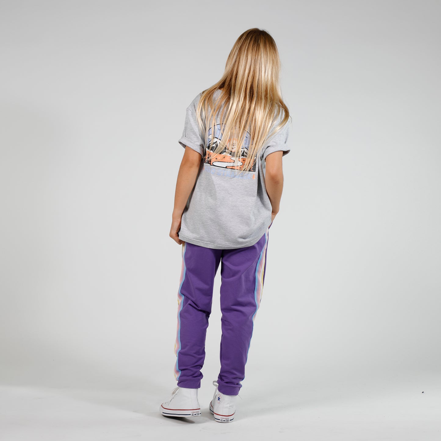 Hello Stranger Sunset Track Pant Purple