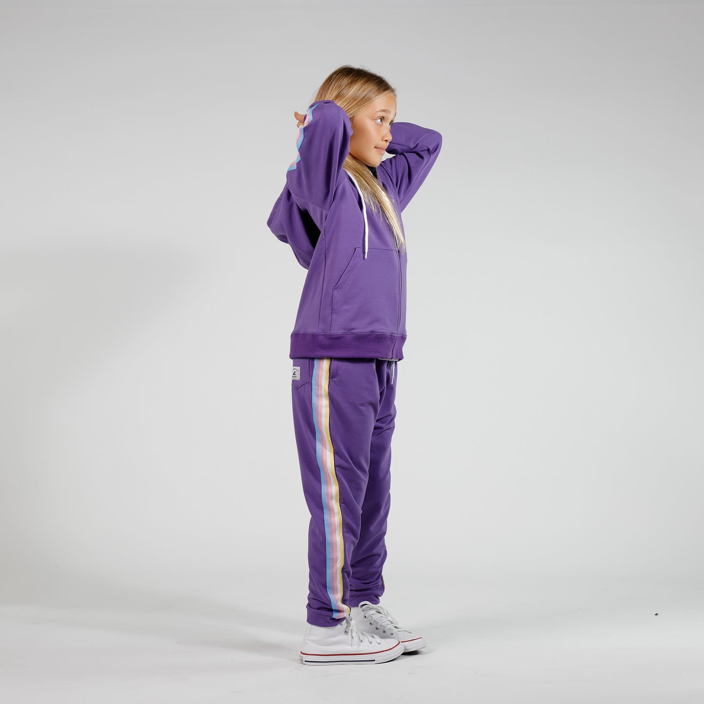 Hello Stranger Sunset Track Pant Purple