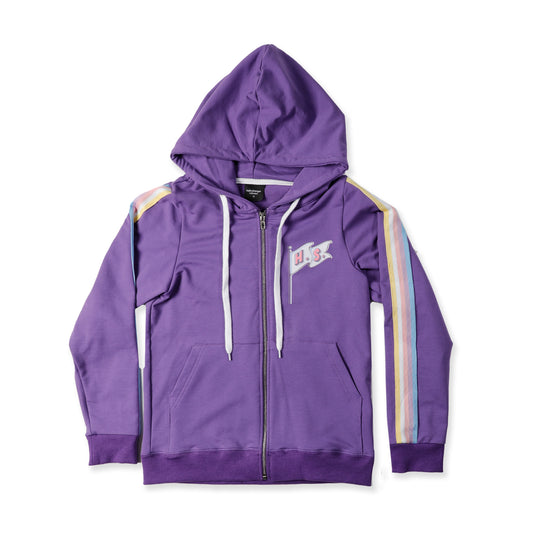 Hello Stranger Zip Hood Purple