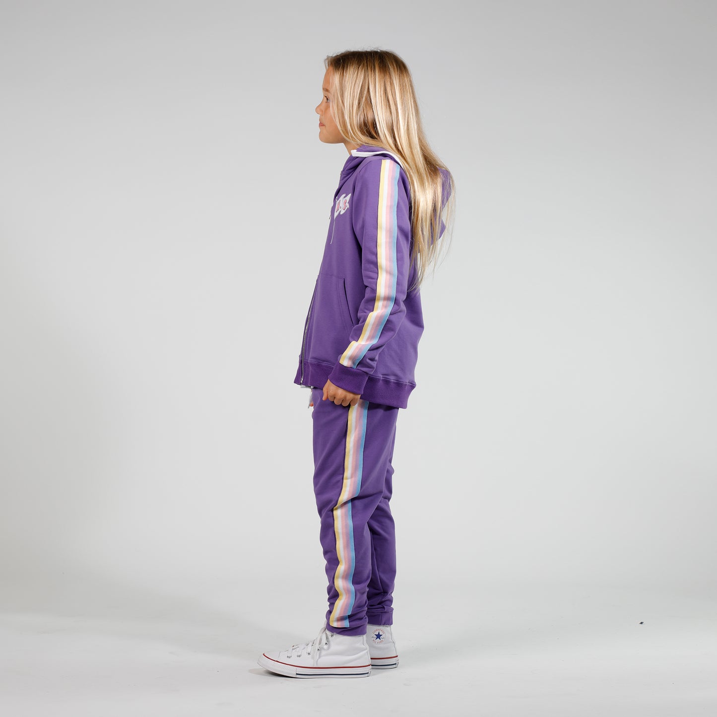 Hello Stranger Zip Hood Purple