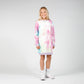 Hello Stranger Long Sleeve Band Dress Rainbow