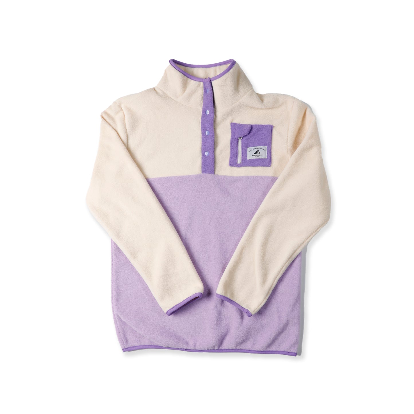 Hello Stranger Adventure Fleece Cream Purple