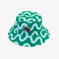 Band of Boys Reversible Bucket Hat Green Squiggle