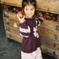 Grown Bloom Knit Pull Over Plum