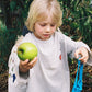 Grown Organic Fruit Salad Long Sleeve Tee Grey Marle