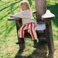 Grown Organic Fringe Rib Knit Pull Over Natural