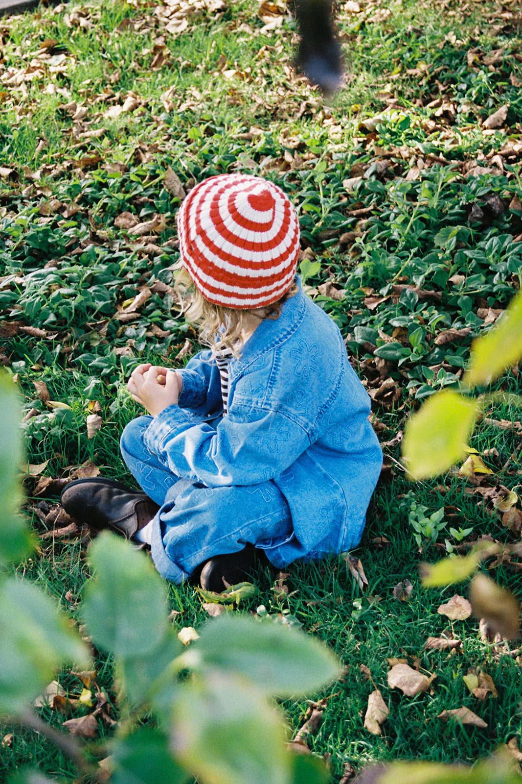 Grown Organic Striped Pixie Rib Beanie Sauce