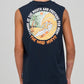 Mad Hueys Frothing For More Muscle Tee Navy