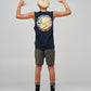 Mad Hueys Frothing For More Muscle Tee Navy