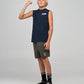 Mad Hueys Frothing For More Muscle Tee Navy