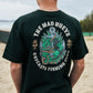Mad Hueys Outcasts Tee Pine Green