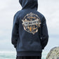 Mad Hueys Flame Anchor Hooded Pullover Navy