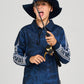 Mad Hueys Fishing Jersey Sailor Anchor UPF 50+ Long Sleeve Navy
