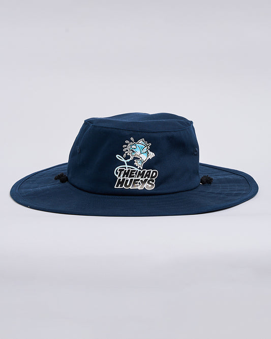 Mad Hueys Wide Brim Hat Great Bite Shark