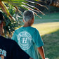 Mad Hueys Checker Hueys Tee Seafoam