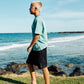 Mad Hueys Checker Hueys Tee Seafoam