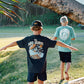Mad Hueys Shred Dead Tee Vintage Black