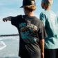 Mad Hueys Checker Hueys Tee Seafoam