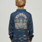 Mad Hueys Dragon Captain Youth UPF 50+ Fishing Jersey Navy