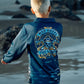 Mad Hueys Dragon Captain Youth UPF 50+ Fishing Jersey Navy