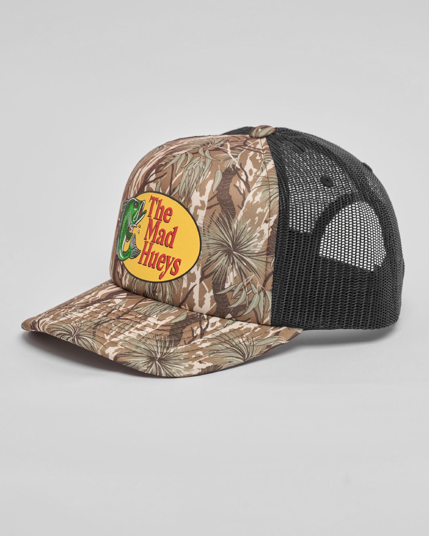 Mad Hueys Pro Hueys Foam Trucker Cap Native Camo