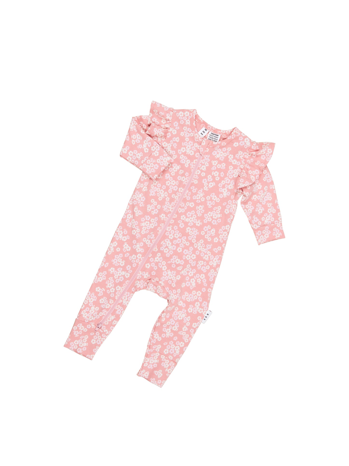 Huxbaby Peek A Boo Bunny Frill Romper