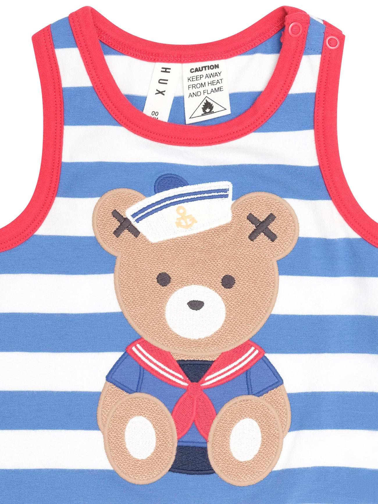 Huxbaby Nautical Stripe Sitting Hux Romper