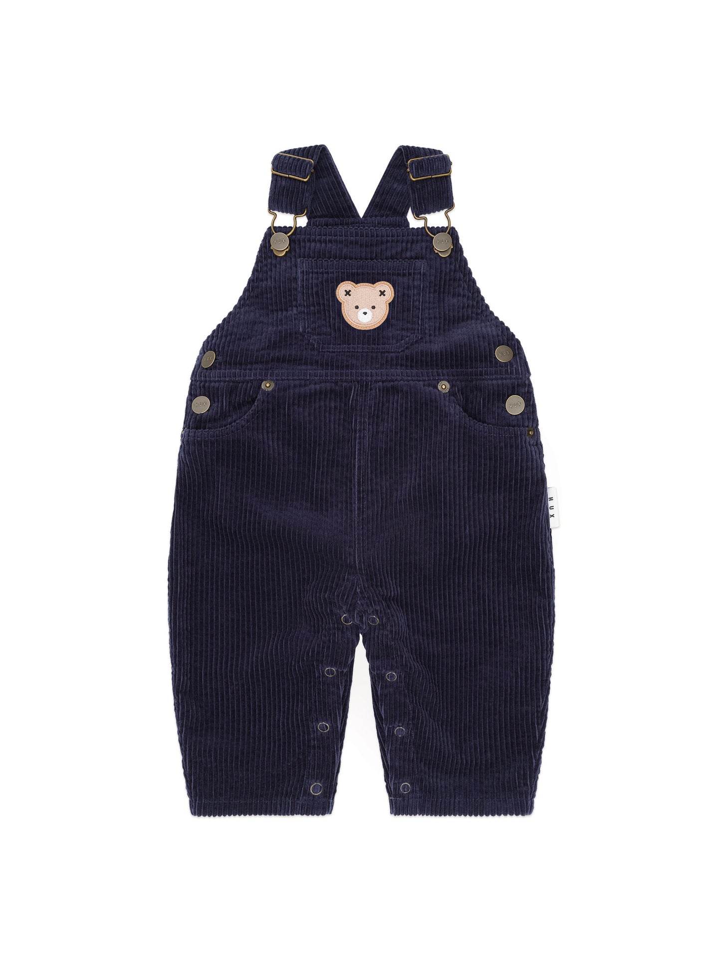 Huxbaby Classic Cord Overalls Navy