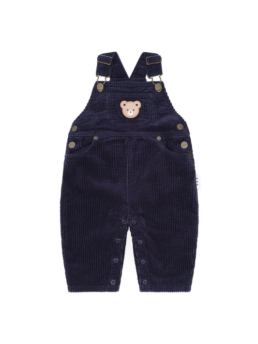 Huxbaby Classic Cord Overalls Navy