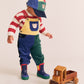 Huxbaby Colour Block Cord Overalls