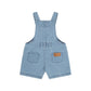 Huxbaby Knit Denim Short Overalls