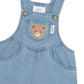 Huxbaby Knit Denim Short Overalls