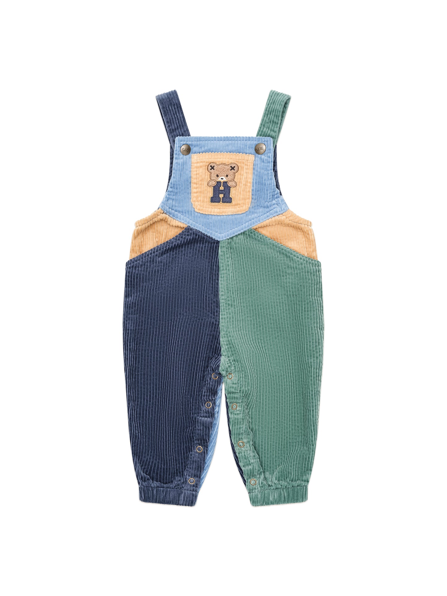 Huxbaby Colour Block Midnight Overall