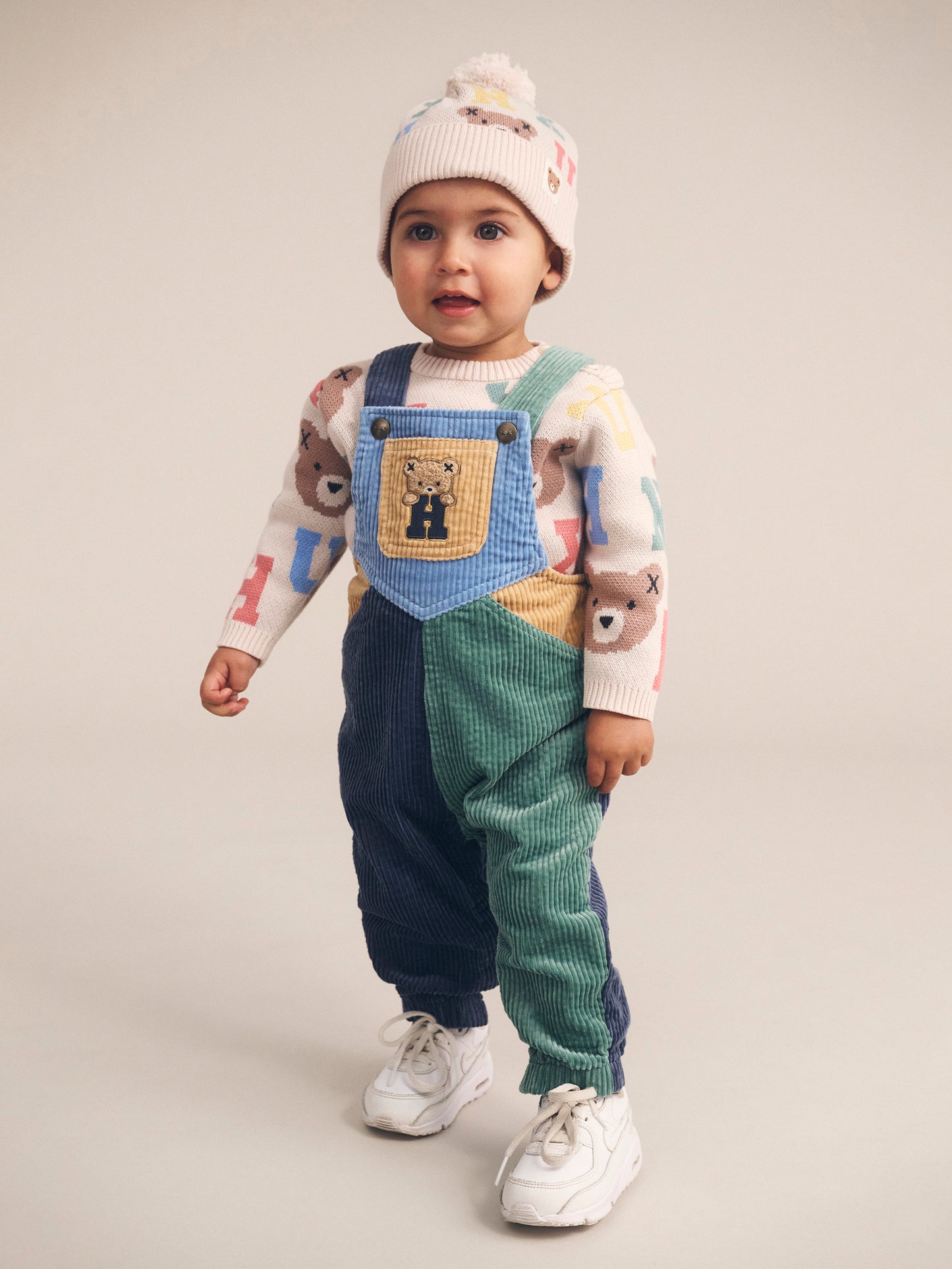 Huxbaby Colour Block Midnight Overall