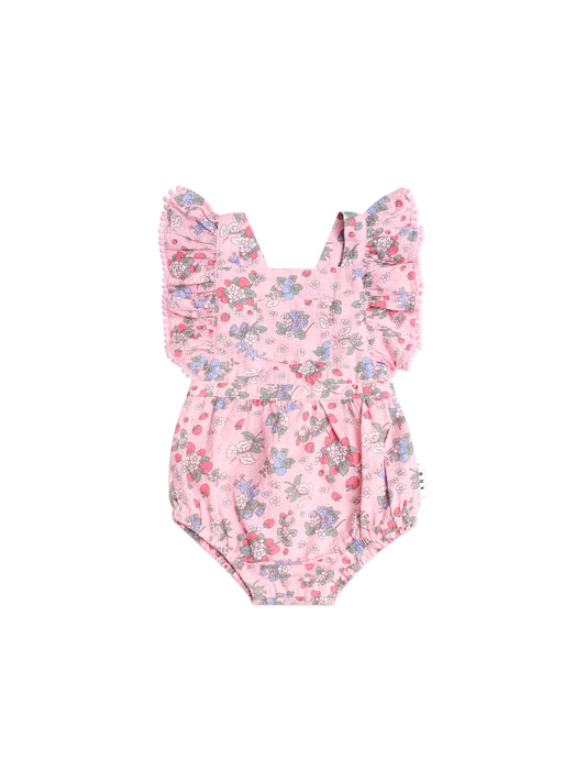 Huxbaby Strawberry Garden Playsuit