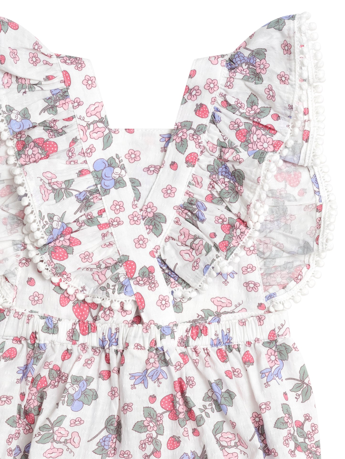 Huxbaby Stawberry Garden Playsuit Cream