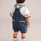 Huxbaby Construction Hux Knit Romper | Overall