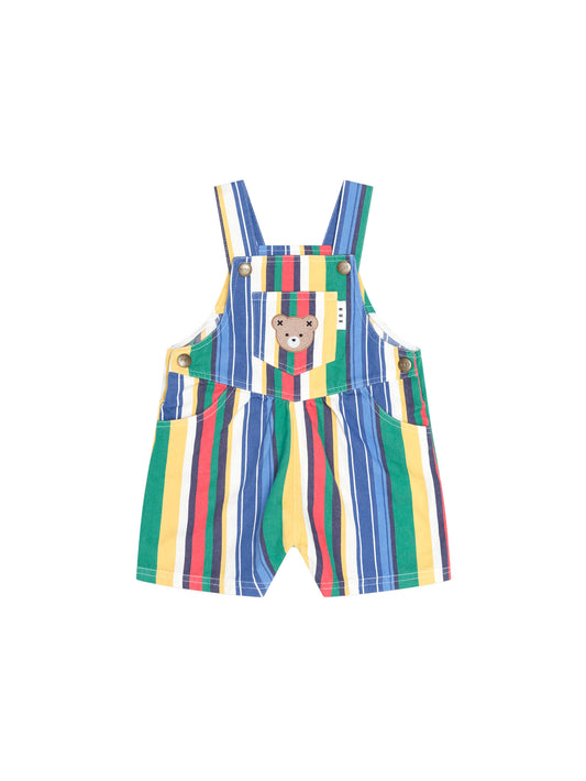 Huxbaby Variegated Stripe Shortall | Overall