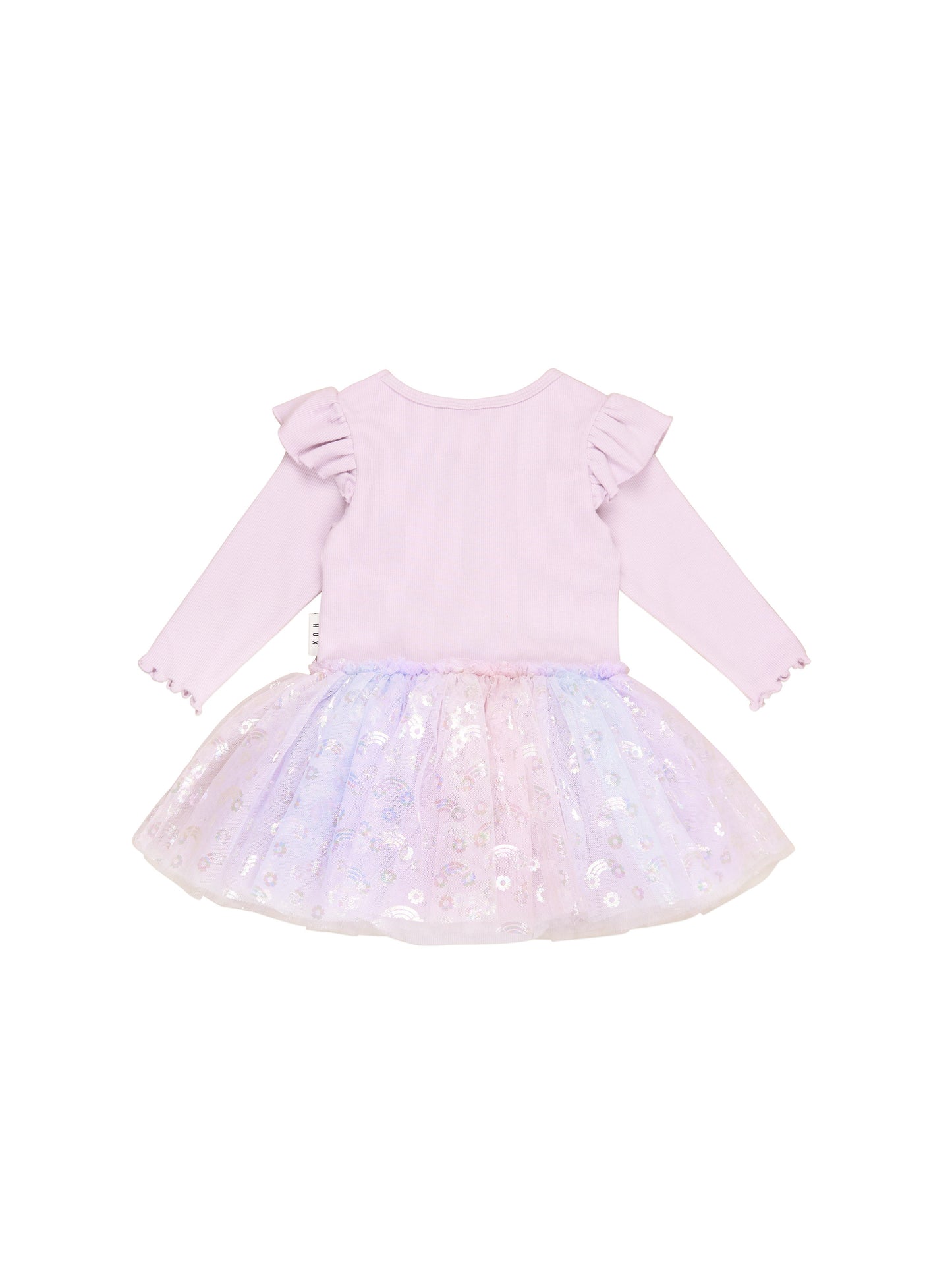 Huxbaby Rainbow Rib Ballet Onesie