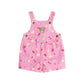 Huxbaby Pink Fruit Emoji Short Overalls