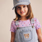 Huxbaby Dreamy Denim Short Overalls