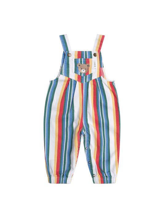 Huxbaby Vintage Stripe Overalls