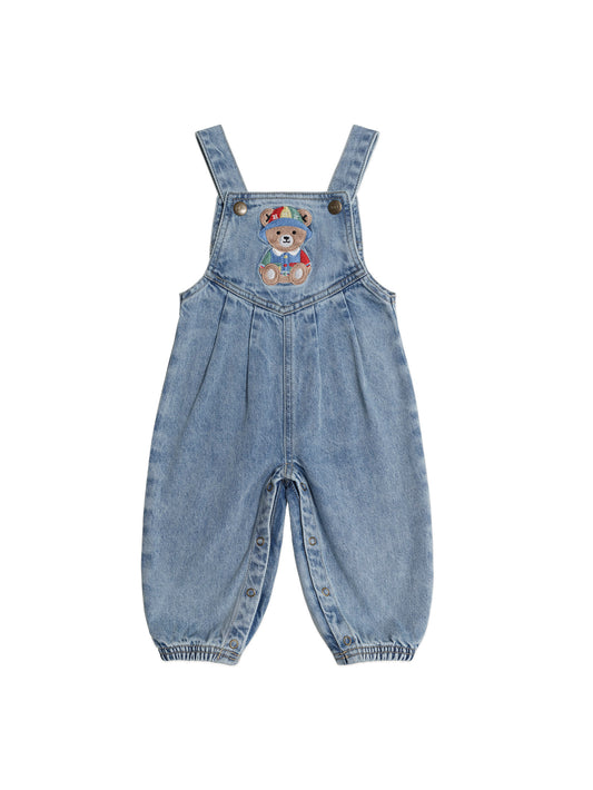 Huxbaby Dreamy Denim Huxbear Overalls