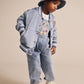Huxbaby Dreamy Denim Huxbear Overalls