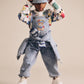 Huxbaby Dreamy Denim Huxbear Overalls