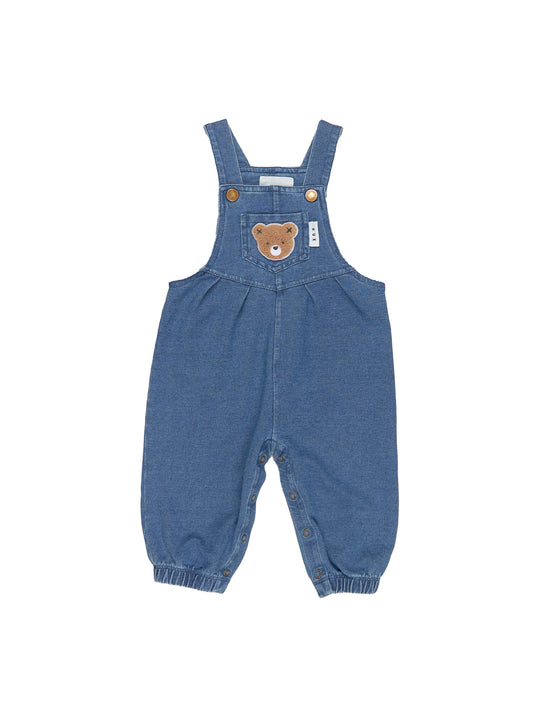 Huxbaby Huxbear Knit Denim Overalls